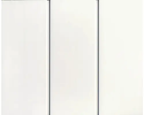 Außenpaneel Kunststoff Line 2000 uni weiß 8x375x2600 mm