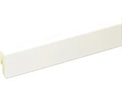 Sockelleiste Weiss RAL9016 lackiert SU047L 16x40x2500 mm