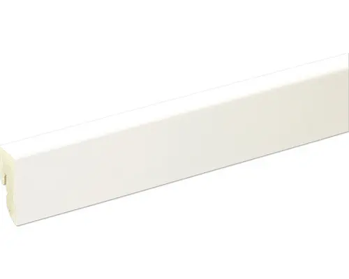Sockelleiste Weiss RAL9016 lackiert SU047L 16x40x2500 mm