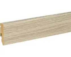 Sockelleiste Eiche foliert FU062L 15x58x2400 mm