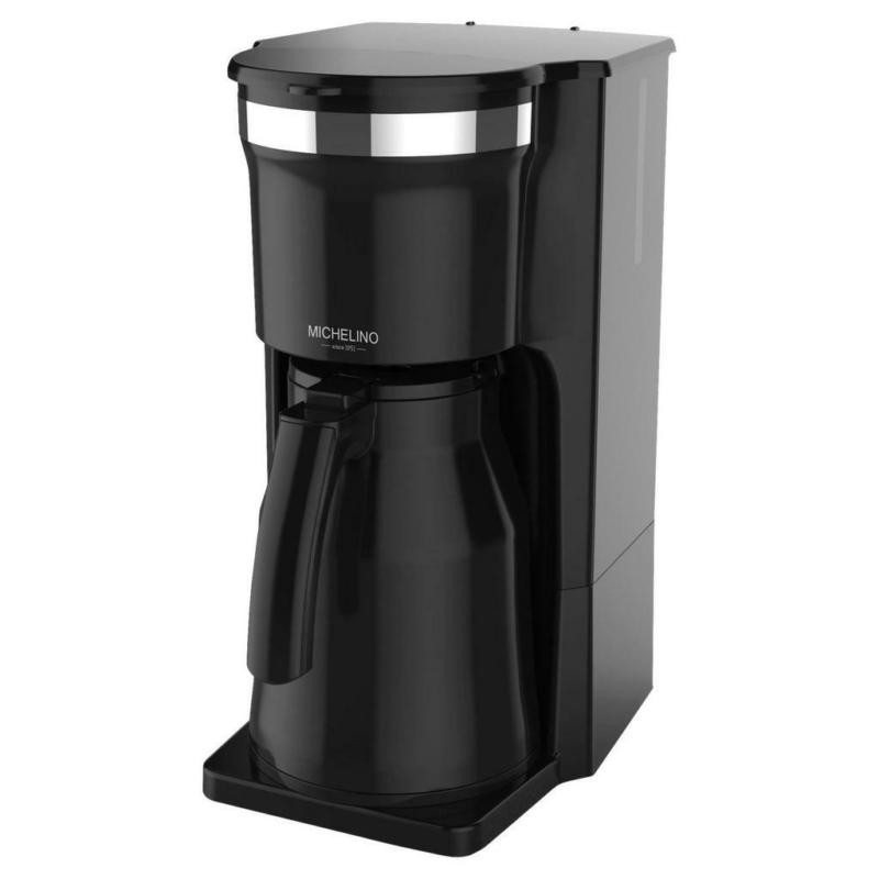 MICHELINO Kaffeeautomat 74277 schwarz Kunststoff Edelstahl Klarglas B/H/T: ca. 22,7x34,2x22 cm