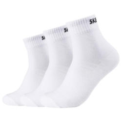 Damen & Herren-Socken Skechers weiß 3 Packstücke Größe 35-38