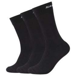 Damen & Herren-Socken Skechers schwarz 3 Packstücke Größe 43-46