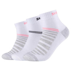 Damen & Herren-Socken Skechers Weißmix 3 Packstücke Größe 35-38