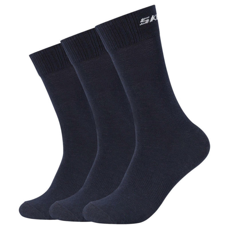 Damen & Herren-Socken Skechers blau 3 Packstücke Größe 43-46