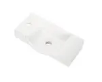 Hornbach Waschtisch form&style Felina 54,7x32,5 cm weiß glänzend Ablage rechts