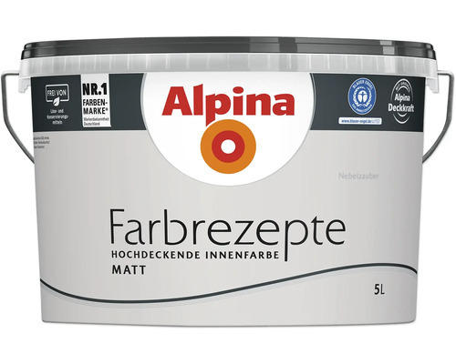 Alpina Farbrezepte Wandfarbe nebelzauber 5 L