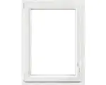 Hornbach Kellerfenster Dreh-Kipp Kunststoff RAL 9016 verkehrsweiß 600x800 mm DIN Links