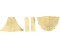 Zubehörset für Wandabschlussprofil 23 Eiche 4410