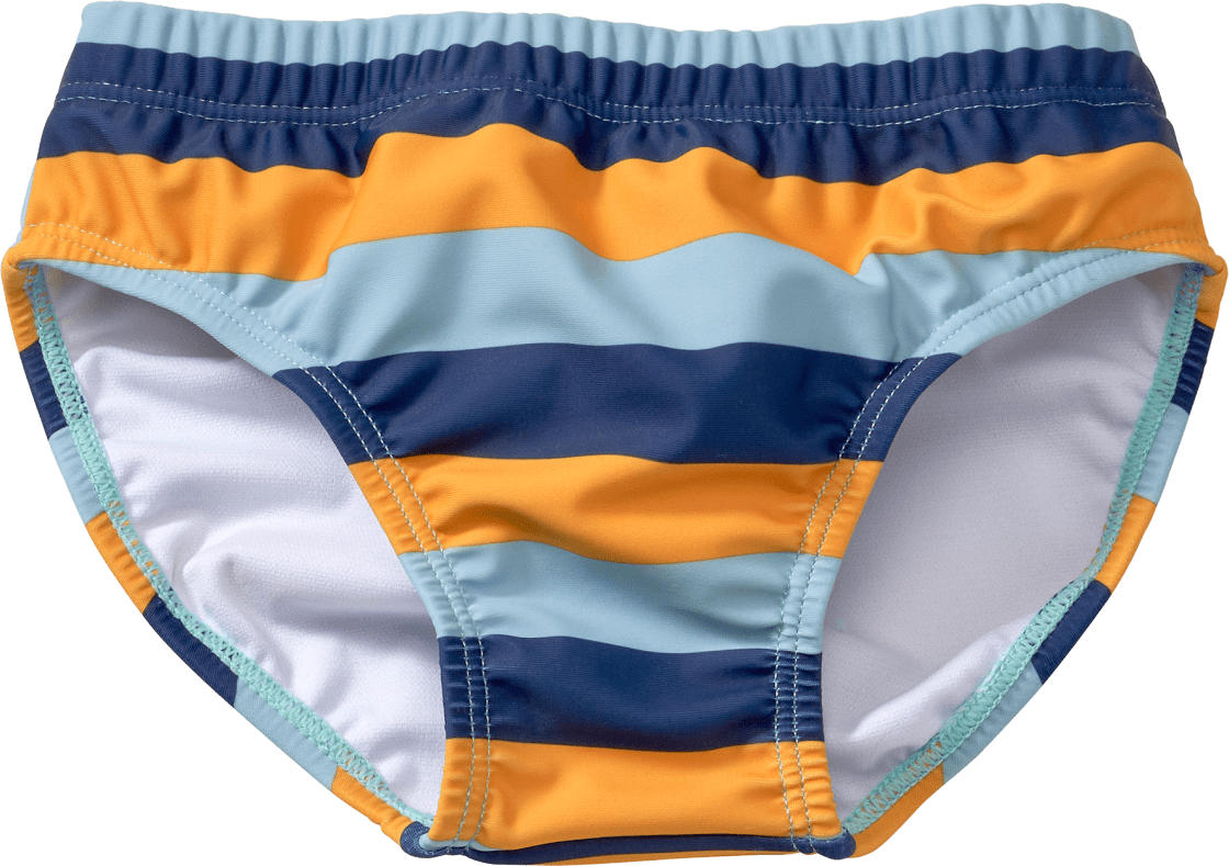PUSBLU Schwimmwindel mit Ringeln, blau, Gr. 86/92