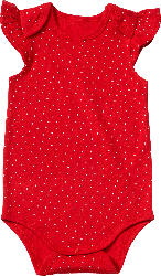 ALANA Body Kurzarm mit Punkte-Muster, rot, Gr. 74/80