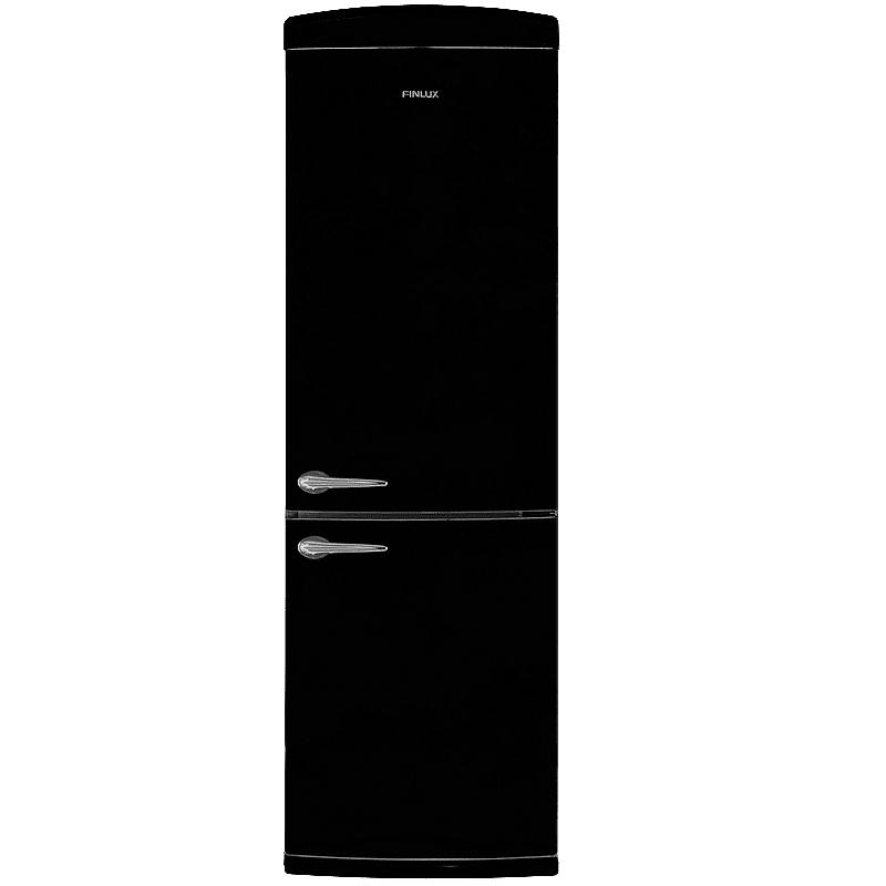 Хладилник с фризер Finlux FXCARE 37303 BLACK*** , 331 l, F , No Frost , Черен