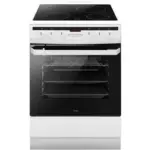 ЗОРА Готварска печка (ток) AMICA 6018CE3.332EHTAQW , Бял , Керамични