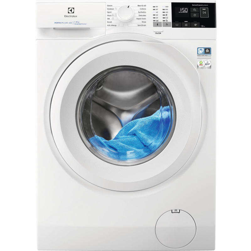 Пералня Electrolux EW6FN428W*** , 1200 об./мин., 8.00 kg, C , Бя