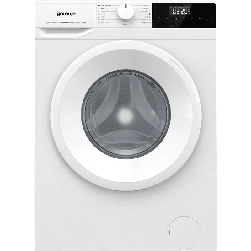 Пералня Gorenje WNHPI84AS , 1400 об./мин., 8.00 kg, A , Бял