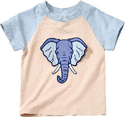 ALANA T-Shirt mit Elefanten-Motiv, beige, Gr. 98