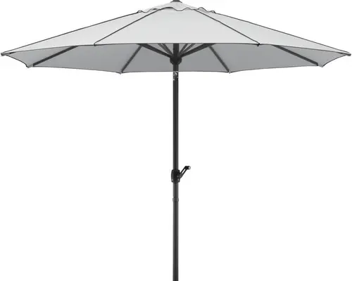 Sonnenschirm Marktschirm Schneider Adria Ø 350 cm silbergrau