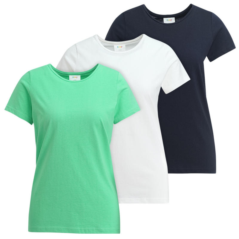 3 Damen T-Shirts im Set (Nur online)