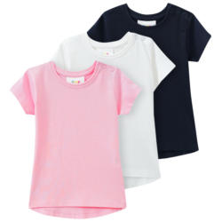 3 Baby T-Shirts unifarben (Nur online)