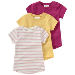 3 Baby T-Shirts in verschiedenen Dessins (Nur online)