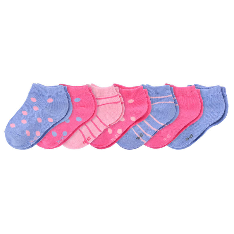 7 Paar Baby Sneaker-Socken im Set (Nur online)