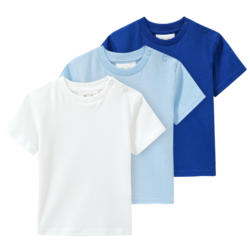 3 Baby T-Shirts unifarben (Nur online)