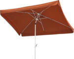 Hornbach Sonnenschirm Schneider Oslo 300 x 200 x 250 cm Polyester 180 g/m² terracotta