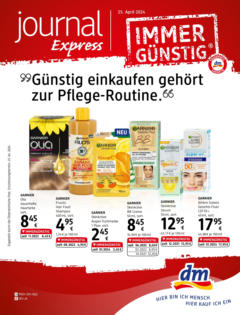 dm drogerie markt Flugblatt April 2024 gültig ab 25.04.2024 | Seite: 1 | Produkte: Parfüm, Creme