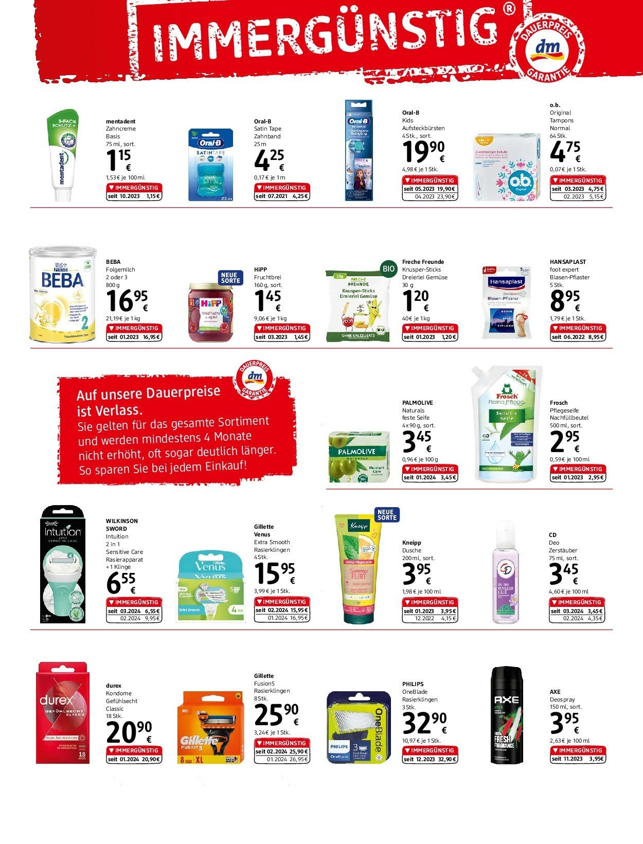 dm drogerie markt Flugblatt April 2024 von 25.04.2024 - Aktuelle Angebote | Seite: 2 | Produkte: Reinigungstücher