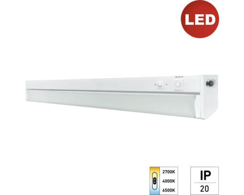 LED Lichtleiste swing M 12W, 2700K/4000K/6500 K, 86x2,4 cm, weiß