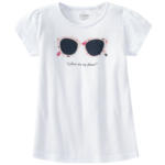 Ernsting's family Mädchen T-Shirt mit Sonnenbrillen-Print - bis 25.04.2024