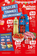 Gazetka Jeszcze taniej na urodziny Supermarket Auchan Auchan – do 30.04.2024