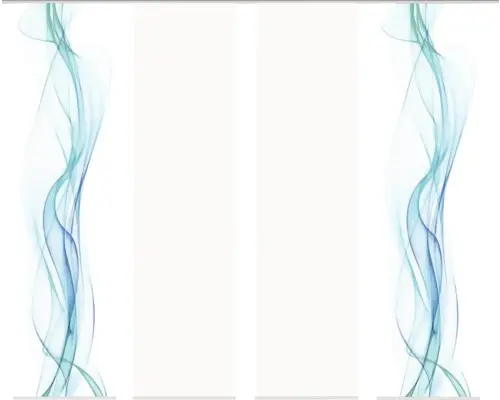 Flächenvorhang Haze blau 60x245 cm 4er-Set