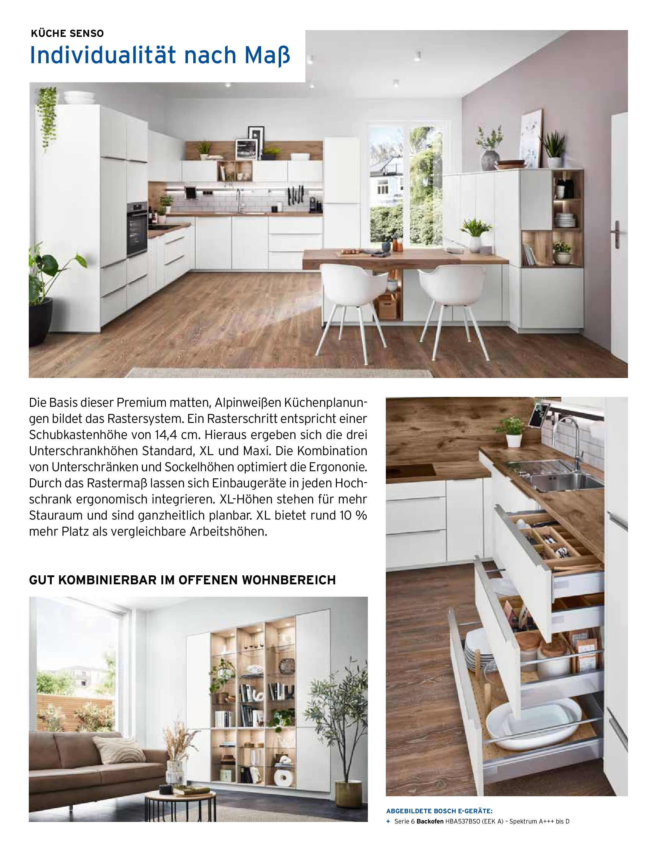 OFFERS - Küchen-Atelier Behren: Küchentrends (ab 23.04.2024) zum Blättern | Seite: 8 | Produkte: Bosch, Schrank, Küche, Backofen