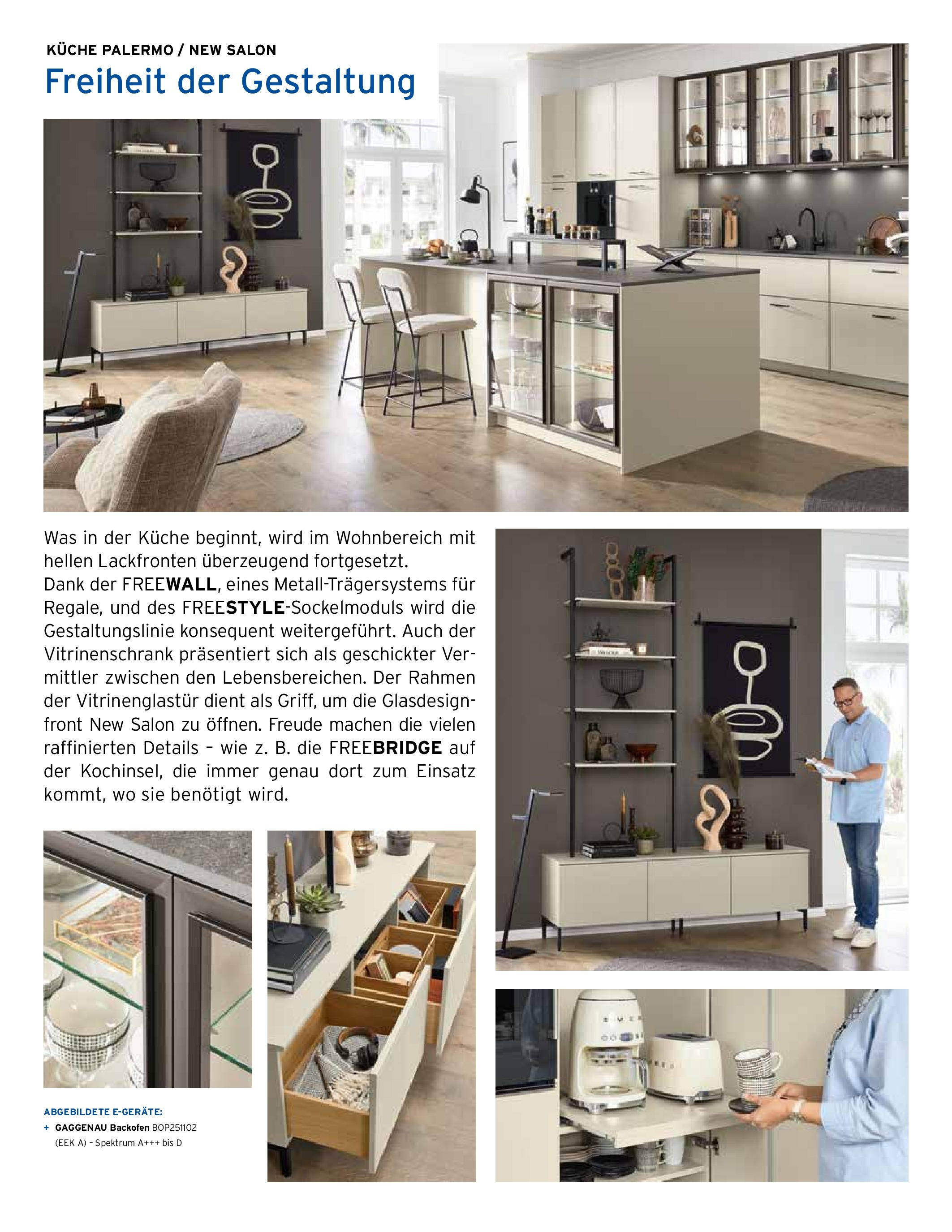 OFFERS - Küchen-Atelier Behren: Küchentrends (ab 23.04.2024) zum Blättern | Seite: 9 | Produkte: Vitrinenschrank, Küche, Backofen