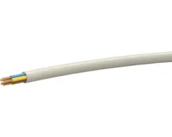 Fernmeldekabel YYSCH 5x0,6 mm² 50 m, elfenbein