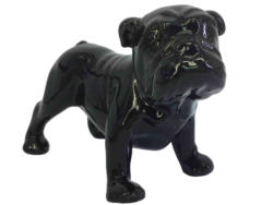 Figurine Bulldogge FRED Schwarz