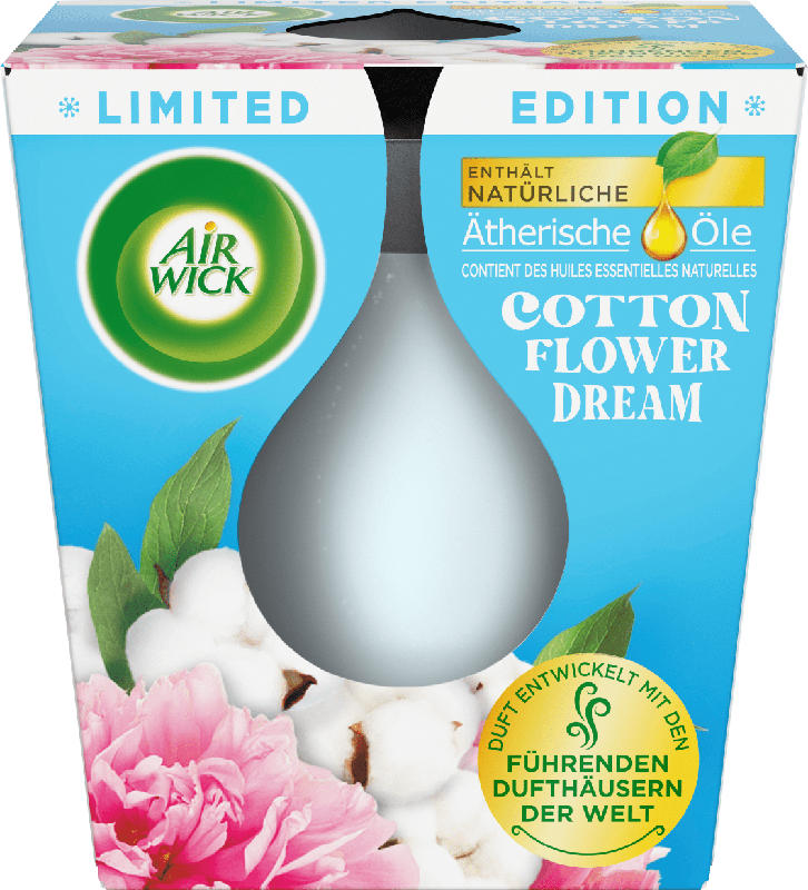 AirWick Duftkerze im Glas Cotton Flower Dream 105g