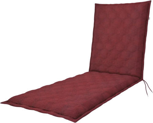 Auflage für Liege Doppler FusionSlim 200 x 60 cm rot