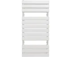 Designheizkörper Rotheigner Stripe 1240x600 mm weiß Anschluss Mittig unten