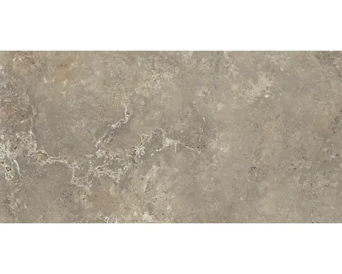 Feinsteinzeug Bodenfliese Travertin 60x120 cm cafe rektifiziert
