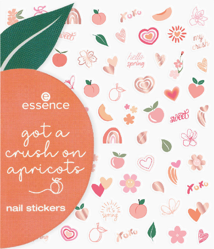essence Nagelsticker Set Got A Crush On Apricots 01 Apropos, Apricots...