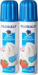 Demi-crème Floralp, UHT, 30% de graisse de lait, sans sucres ajoutés, 2 x 250 g