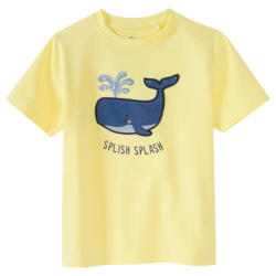 Kinder T-Shirt mit Wal-Applikation (Nur online)