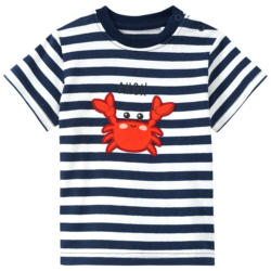Baby T-Shirt mit Wal-Applikation (Nur online)
