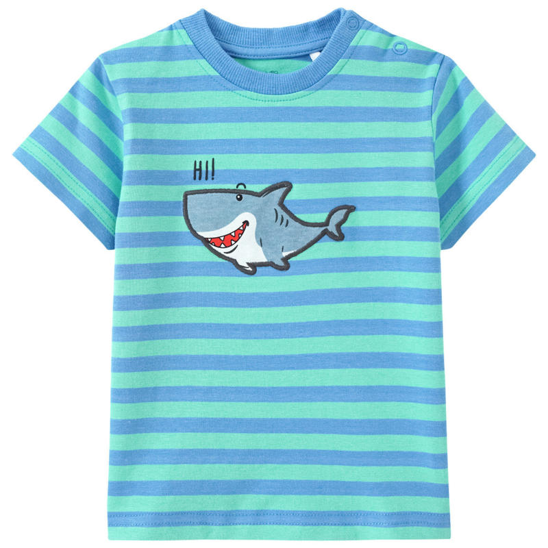 Baby T-Shirt mit Hai-Applikation (Nur online)