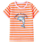 Ernsting's family Baby T-Shirt mit Delfin-Motiv (Nur online) - bis 29.04.2024