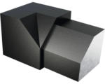 Hornbach Innenecke Dural Duraplus Diamond Aluminium Schwarz