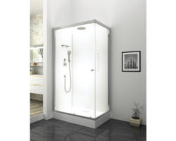 Designdusche Aurlane Silber Zen 80x110x217 cm