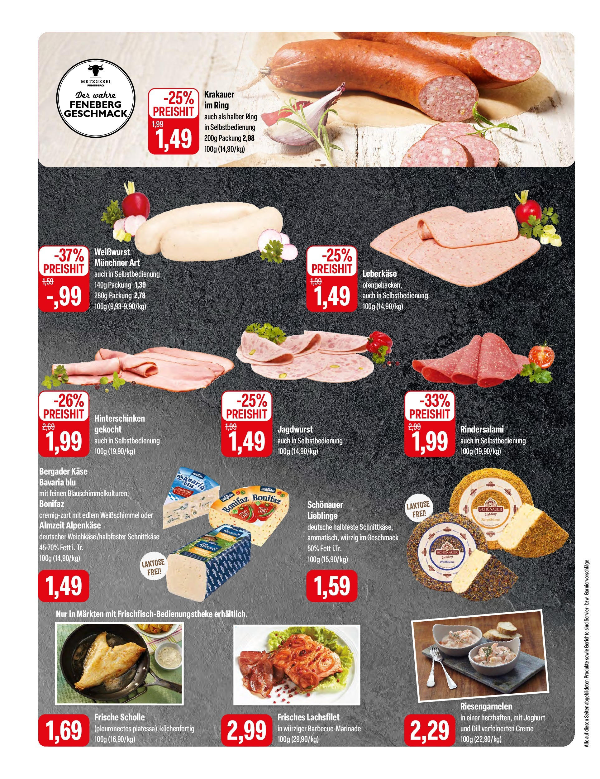 Feneberg Angebote (ab 02.05.2024) zum Blättern | Seite: 4 | Produkte: Käse, Joghurt, Weißwurst, Creme